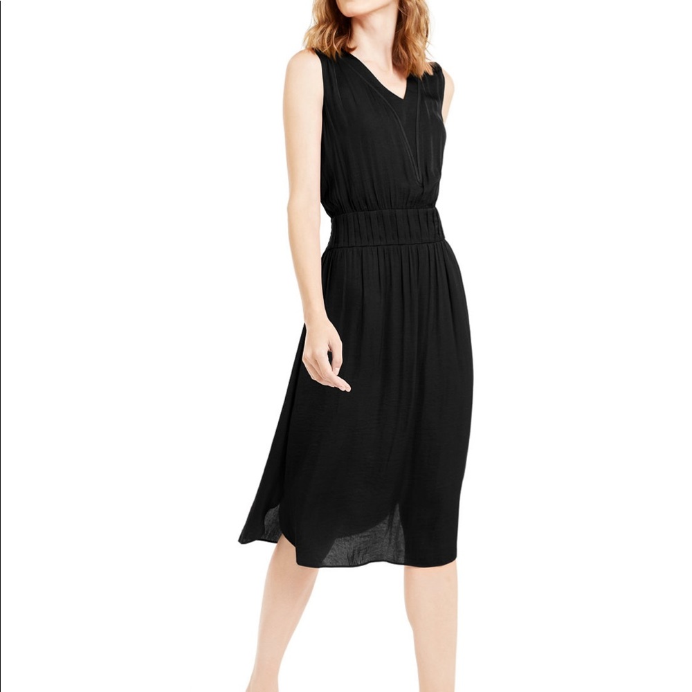 ALFANI smocked waist fit and flare dress